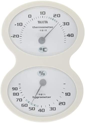 タニタ 温湿度計 温度 湿度 アナログ 壁掛け ホワイト TT-509 WH
