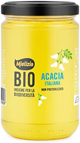 ミエリツィア Mielizia イタリア産 アカシア の 有機 ハチミツ ( 純粋 ) 400g ( 100% オーガニック はちみつ 非加熱 ) 400g 1個 アカシア