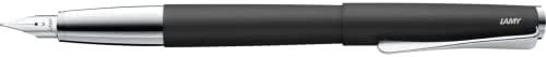 LAMY ラミー 万年筆 ペン先EF(極細字) ステュディオ マットブラック L67-EF 両用式 正規輸入品