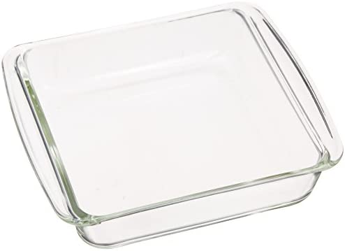 iwaki(イワキ) 耐熱ガラス ケーキ型 グラタン皿 角型 18×18cm KBC221