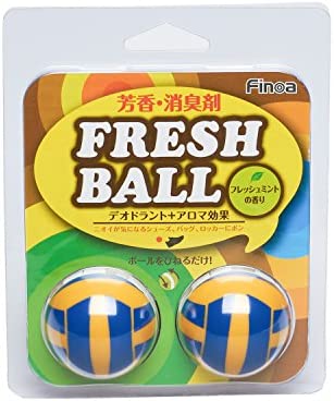 Finoa(フィノア) 芳香消臭剤 フレッシュボール バレーボール ミントの香り 5010