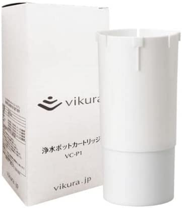 vikura (ビクラ) 浄水ポット カートリッジ VC-P1 【 ポット型浄水器 ： 浄水器のパイオニア ゼンケン （ zenken 製） 代表商品：スーパー