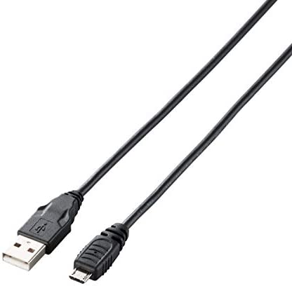 エレコム USBケーブル 【microB】 USB2.0 (USB A オス to microB オス) PlayStation4対応 0.15m ブラック U2C-AMB015BK