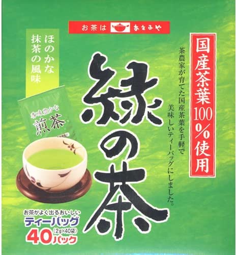 あさみや 緑の茶 ティーバック 2g×40包