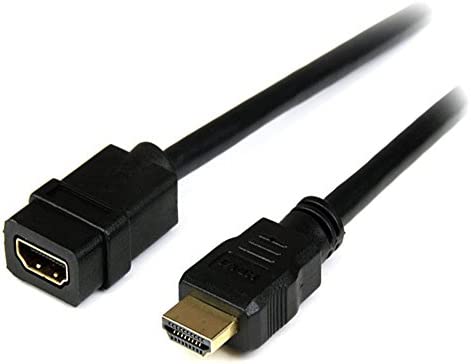 StarTech.com HDMI 延長ケーブル/2m/ハイスピード HDMI 1.4/イーサネット対応 HDMI 延長コード/4K30Hz/HDMI オス - HDMI メス HDEXT2M
