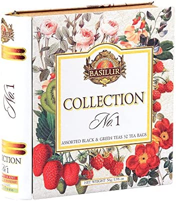 【ギフト】紅茶 バシラーティー コレクションNo1 4種(ラズベリー & ローズヒップ ストロベリー & キウィ ミルクフレーバー ミントフレーバー)