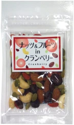 内山藤三郎商店 ナッツ & フルーツ in クランベリー 30g×12袋