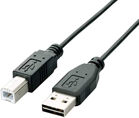 エレコム USBケーブル USB2.0 リバーシブルコネクタ A-Bタイプ 3m ブラック U2C-DB30BK