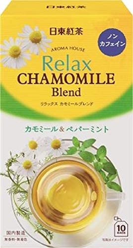 日東紅茶 アロマハウス リラックス カモミール 10袋入り × 6個
