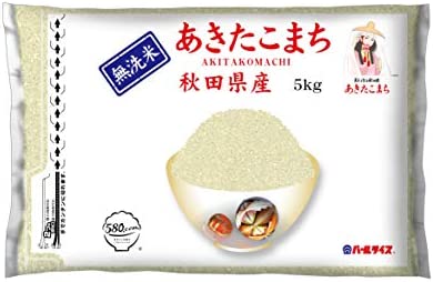 【精米】[ブランド] 580.com 秋田県産 無洗米 あきたこまち 5kg