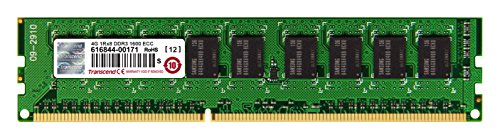Transcend デスクトップPC用 PC3-12800 DDR3 1600 4GB 1.5V 240pin ECC-DIMM TS512MLK72V6H
