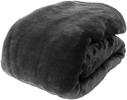 ナイスデイ mofua (モフア) 毛布 ブランケット ぶらんけっと ブラック セミダブル (160×200cm) オールシーズン春 夏 冷房 気温差 対策