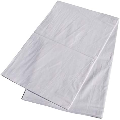 フラットシーツ 綿100% ワイドキングサイズ ホワイト (270cm×300cm)