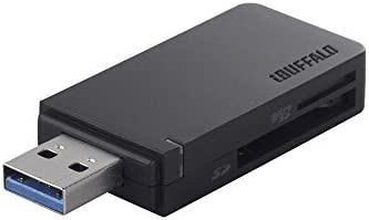 BUFFALO 高速カードリーダー/ライター USB3.0 & ターボPC EX対応モデル ブラック BSCR26TU3BK