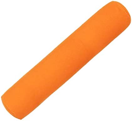 MOGU 体位変換に使いやすい筒型クッションロング(本体) オレンジ 約幅18cm×長88cm