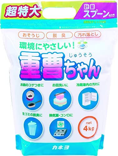【大容量】 カネヨ石鹸 マルチクリーナー 重曹ちゃん 粉末 特大 業務用 4kg 計量スプーン付