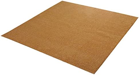 イケヒコ ラグ カーペット 3畳 洗える タフト風 『ノベル』 オレンジ 約140×340cm 裏:すべりにくい加工 (ホットカーペット対応)