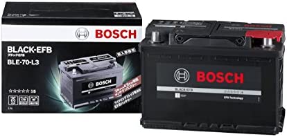 BOSCH (ボッシュ) 国産車・輸入車バッテリー BLACK-EFB BLE-70-L3 LN3