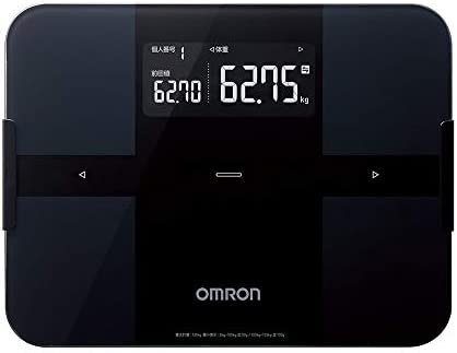 オムロン 体重・体組成計 カラダスキャン スマホアプリ/OMRON connect対応 ブラック HBF-256T-BK