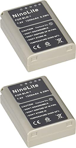 NinoLite BLN-1 互換 バッテリー 2個セット オリンパス PEN E-P5 OM-D E-M1 E-M5 / MARK II 対応 bln1x2_t.k.gai
