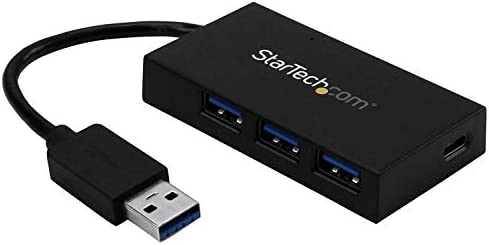 StarTech.com USB 3.0 ハブ/USB Type-A接続/USB 3.1 Gen 1/4ポート(3x USB-A, 1x USB-C)/バスパワー/各種OS対応/SuperSpeed 5Gbps ハブ H