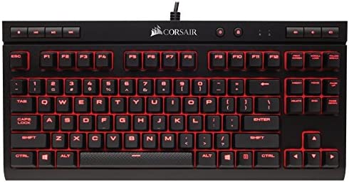 Corsair K63 Red LED -日本語キーボード- [Cherry MX Redキースイッチ採用 コンパクト テンキーレスゲーミングキーボード] KB395 CH-9115