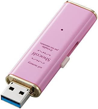 エレコム USBメモリー USB3.0対応 Windows10対応 Mac対応 スライド式 32GB ストロベリーピンク MF-XWU332GPNL