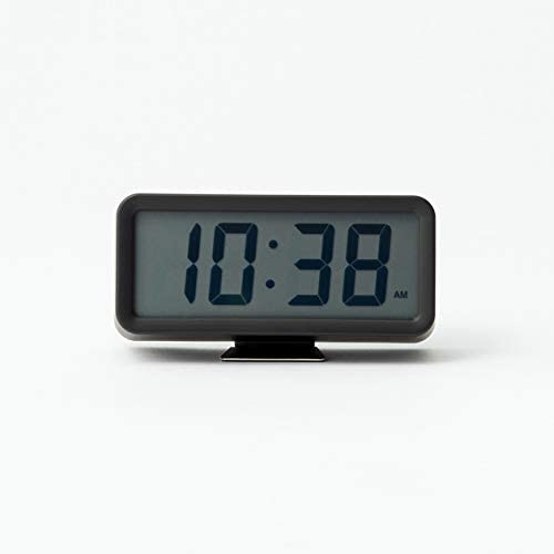 無印良品 デジタル時計・小(アラーム機能付) ブラック/型番:MJ‐DCSB1 15832026