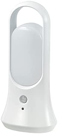 エルパ (ELPA) LEDセンサー付ライト (白色/電池式) 人感センサー/持ち運び/つり下げ/フック/スタンド (PM-L701)