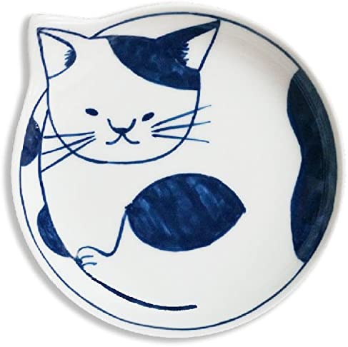 波佐見焼 coneco 皿 プレート ブチ 猫 ネコ グッズ 雑貨 電子レンジ 食洗機対応 和食器 日本製 303297 550