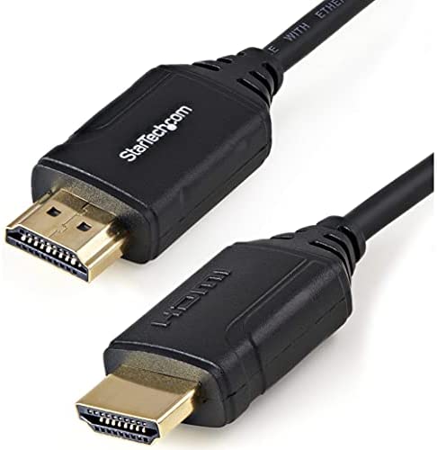 StarTech.com HDMI 2.0ケーブル/50cm/4K60Hz/プレミアム認証/オス・オス/BK