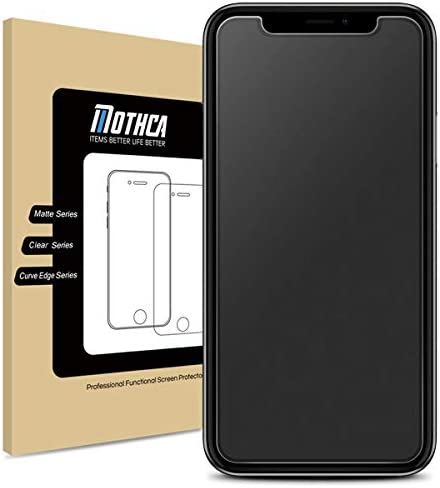 Mothca アンチグレア 強化ガラス iPhone 11 Pro/iPhoneX/iPhoneXS対応 保護フィルム 液晶 日本旭硝子製素材 指紋防止 反射防止 硬度9H 飛