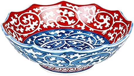 小鉢 おしゃれ: 有田焼 染錦唐草 十二角小鉢 Japanese Bowl Porcelain/Size(cm) Φ13.7x4.7/No:310662