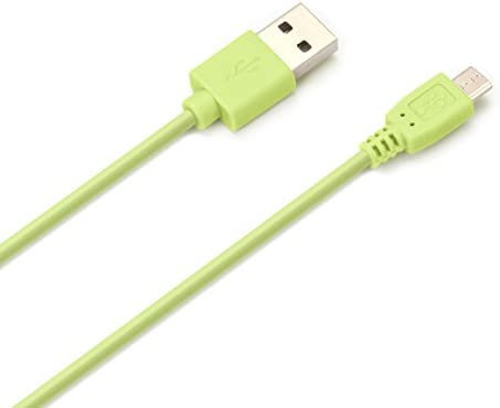 PGA micro USB コネクタ USB ケーブル 50cm グリーン PG-MUC05M05