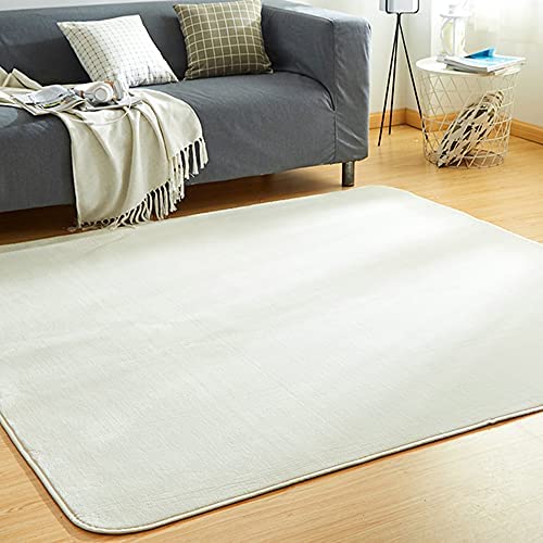 VK Living カーペット ラグ ラグマット 絨毯 135×185cm(約1.5畳) 洗える 滑り止め付 防ダニ 抗菌 防臭 1年中使えるタイプ 床暖房 ホット