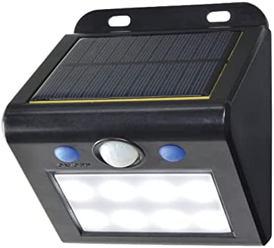 エルパ (ELPA) LEDセンサーウォールライト (小/白色/ソーラー式/防水) 人感センサー/屋外/ESL-K101SL(W)