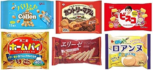焼き菓子(クッキー・ビスケット・パイ・ウエハース等) お徳用袋 詰め合わせ 6種類 各1袋