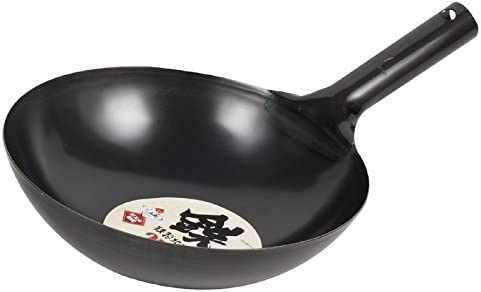 パール金属 中華鍋 ブラック 27cm 鉄製 北京鍋 HB-4214