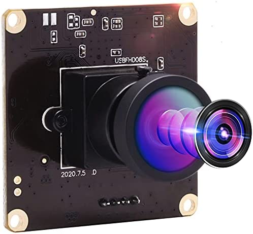 ELP 1080P ウェブカメラ 歪みなし MJPEG 360P/260fps 高いフレームレートUSB工業用カメラ 2MP 60fps カメラモジュール用アンドロイドlinu