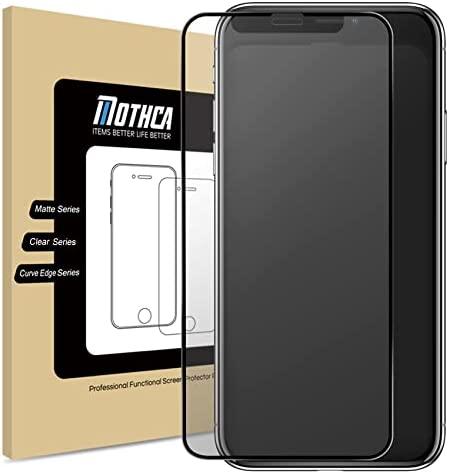 Mothca アンチグレア 強化ガラス iPhone 11/iPhoneXR対応 全面保護 液晶スクラブガラス 保護フィルム フルカバー 指紋防止 反射防止 硬度