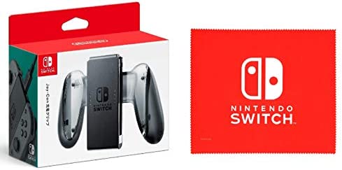 【任天堂純正品】Joy-Con充電グリップ (Nintendo Switch ロゴデザイン マイクロファイバークロス 同梱)