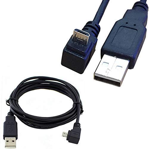 Rosebe USB2.0ケーブル、USB 2.0 オスにMicro USBオス90度下向き コネクタ付き 高速 480Mbpsのデータ転送同期リード、Micro USB 延長ケー