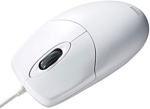 サンワサプライ 抗菌 静音防水マウス 有線USB 水洗い可 ホワイト MA-IR131BSW