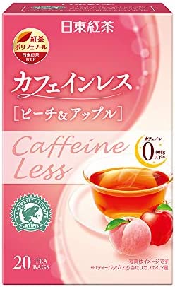 三井農林 日東紅茶 カフェインレスTBピーチ & アップル ×3箱 デカフェ・ノンカフェイン ティーバッグ