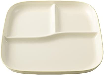 アサヒ興洋 ランチプレート 仕切り皿 クリーム カフェ風 活気のある軽やかな色彩 食洗機対応 電子レンジ対応 日本製 Solow Yasai だいこ