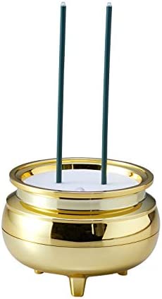 旭電機化成(Asahi Denki Kasei) ゴールド 自動消灯付 安心のお線香 (中 2本立線香) 日本製 ASE-4211