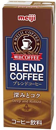 明治 COFFEE ブレンドコーヒー 200ml [紙パック 飲料 ドリンク 飲み物 常温保存] ×24本