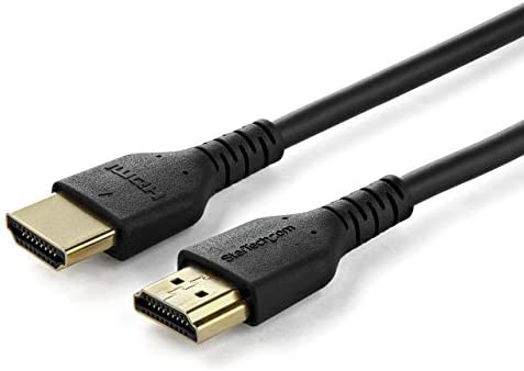 StarTech.com プレミアムハイスピードHDMIケーブル 2m Premium HDMI cable規格認証 HDMI 2.0準拠 イーサネット対応 4K/60Hz RHDMM2MP