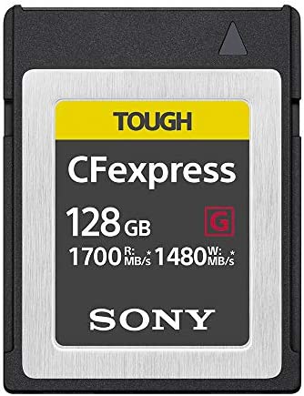 ソニー SONY CFexpress Type B メモリーカード 128GB タフ仕様 書き込み速度1480MB/s 読み出し速度1700MB/s CEB-G128