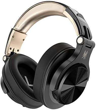 OneOdio ヘッドホン Bluetooth 5.2 ワイヤレスヘッドホン 72時間再生 密閉型 マイク付き AAC対応 DJ用 モニターヘッドホン 音楽鑑賞 楽器